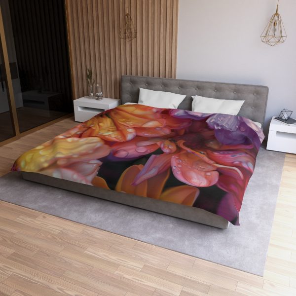 Bright Fantasy Floral 04 - Microfiber Duvet Cover - Image 24