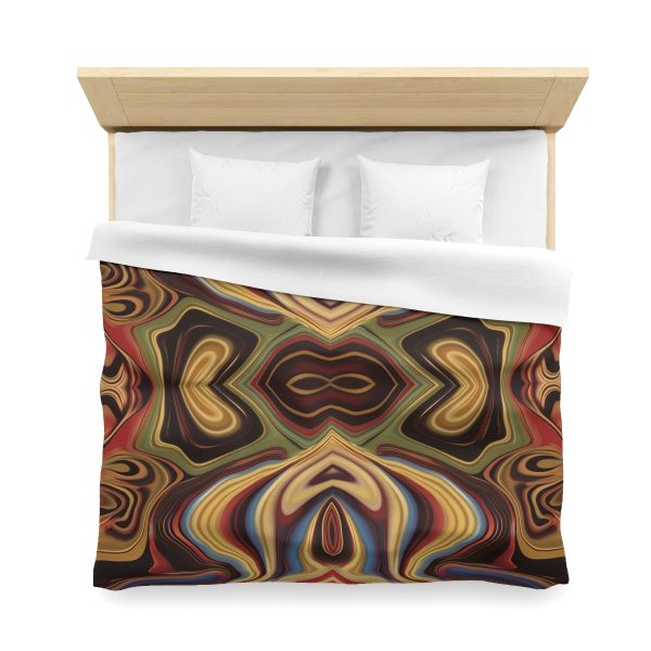 Lipnotic Kaleidoscope Background 04 - Microfiber Duvet Cover