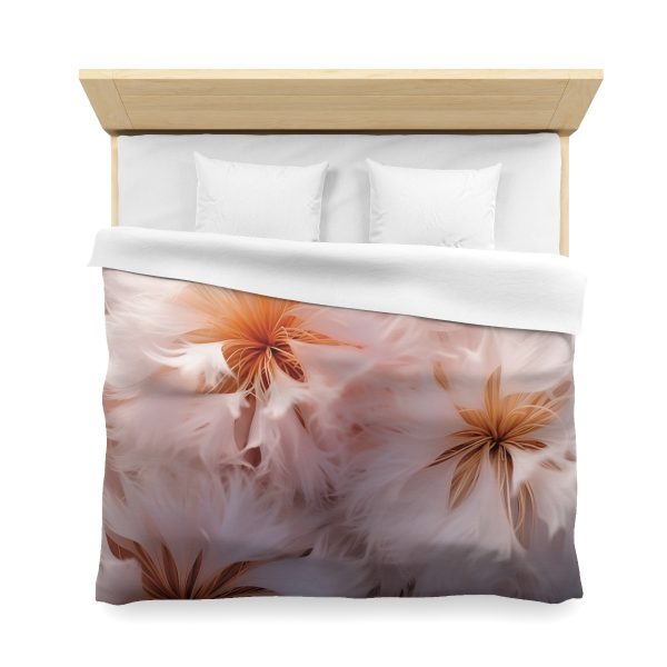 Soft Fantasy Feather Puffs - Microfiber Duvet Cover