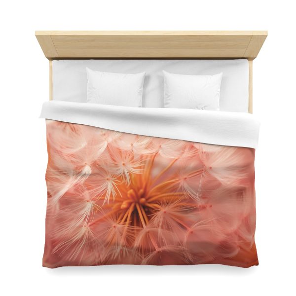 Lovely Fuzzy Fluff in Peach 01 - Microfiber Duvet Cover