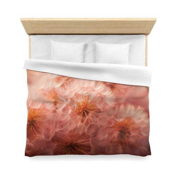 Lovely Fuzzy Fluff in Peach 02 - Microfiber Duvet Cover