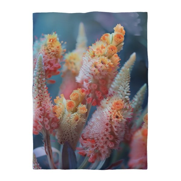 Bright Fantasy Floral 06 - Microfiber Duvet Cover - Image 10