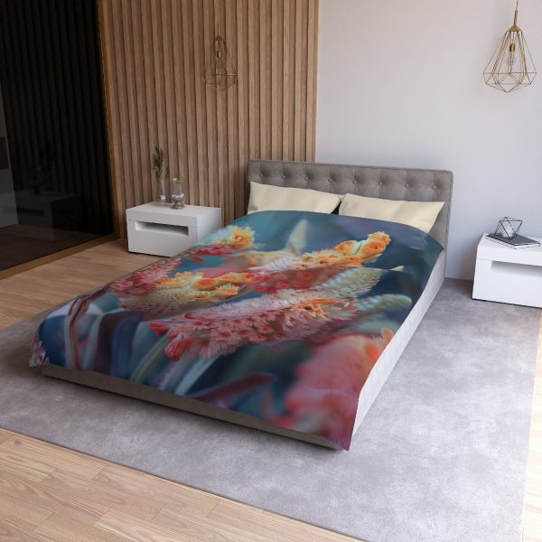 Bright Fantasy Floral 06 - Microfiber Duvet Cover - Image 12