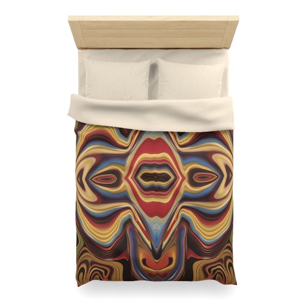 Lipnotic Kaleidoscope Background 03 - Microfiber Duvet Cover - Image 11