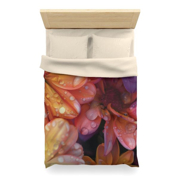 Bright Fantasy Floral 04 - Microfiber Duvet Cover - Image 11