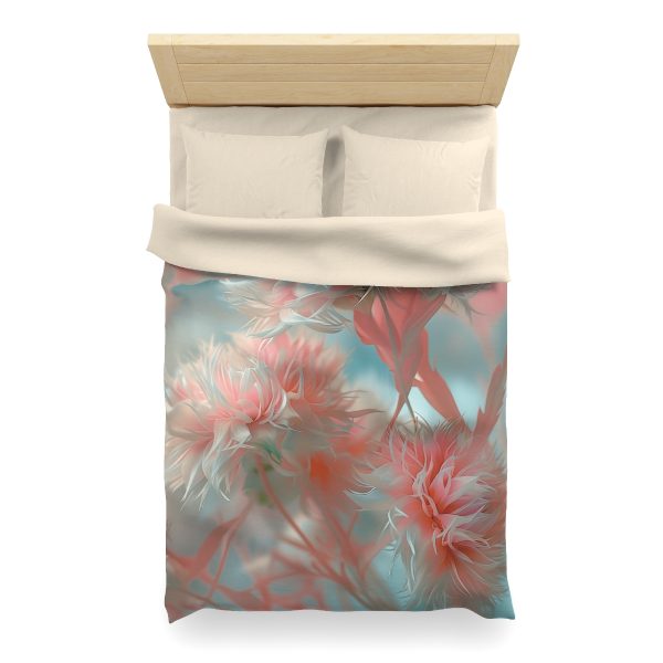 Floral Nebula 01 - Microfiber Duvet Cover - Image 11