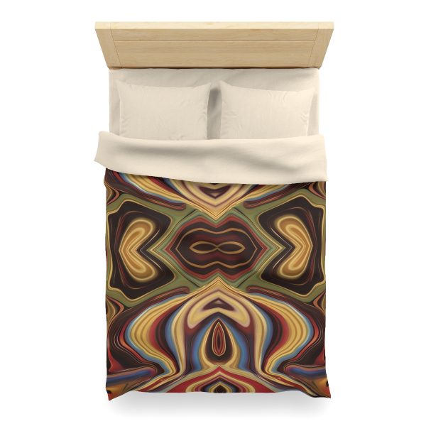 Lipnotic Kaleidoscope Background 04 - Microfiber Duvet Cover - Image 11