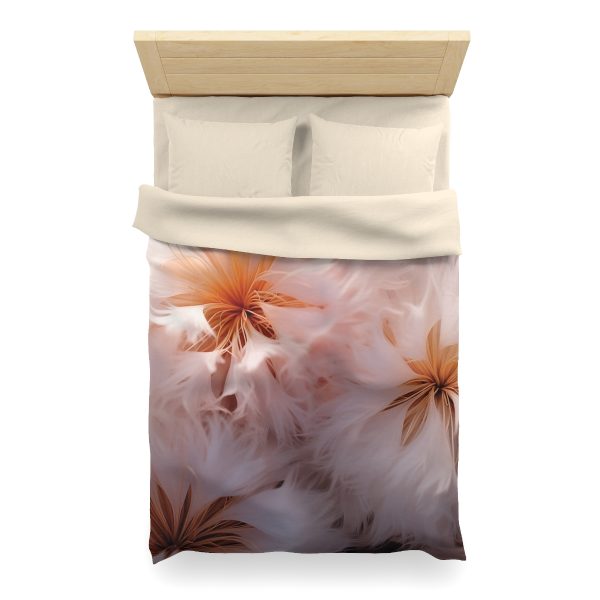 Soft Fantasy Feather Puffs - Microfiber Duvet Cover - Image 11