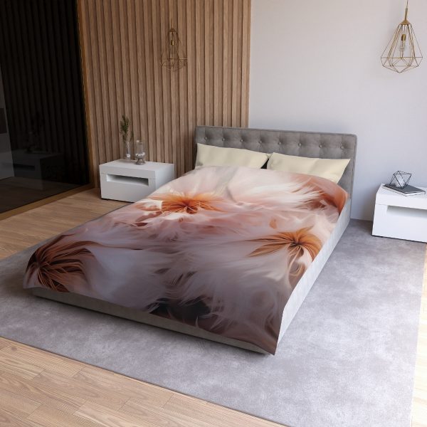 Soft Fantasy Feather Puffs - Microfiber Duvet Cover - Image 12