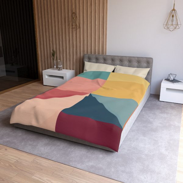 Soft Geometric Pyramid 01 - Microfiber Duvet Cover - Image 12