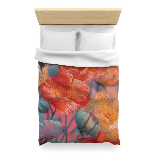 Bright Fantasy Floral 05 - Microfiber Duvet Cover - Image 14