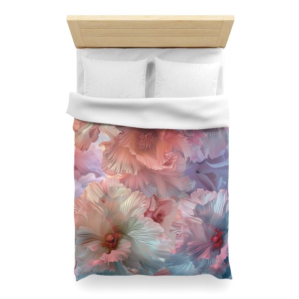 Floral Nebula 02 - Microfiber Duvet Cover - Image 14