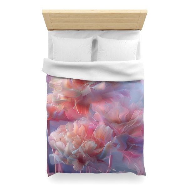 Floral Nebula 03 - Microfiber Duvet Cover - Image 14