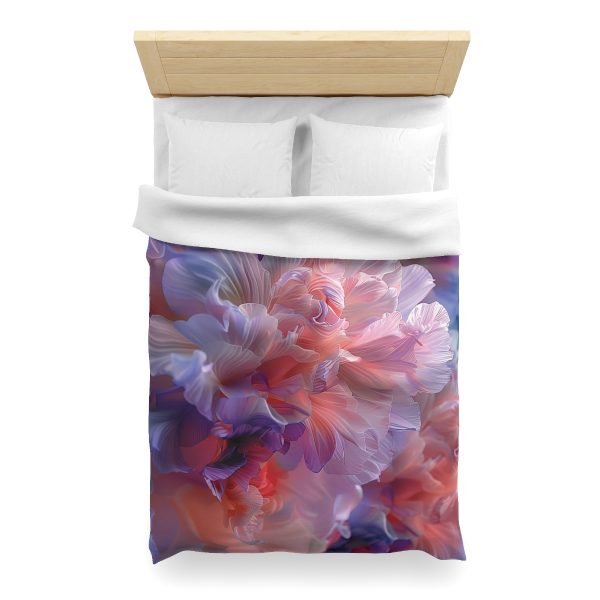 Floral Nebula 07 - Microfiber Duvet Cover - Image 14