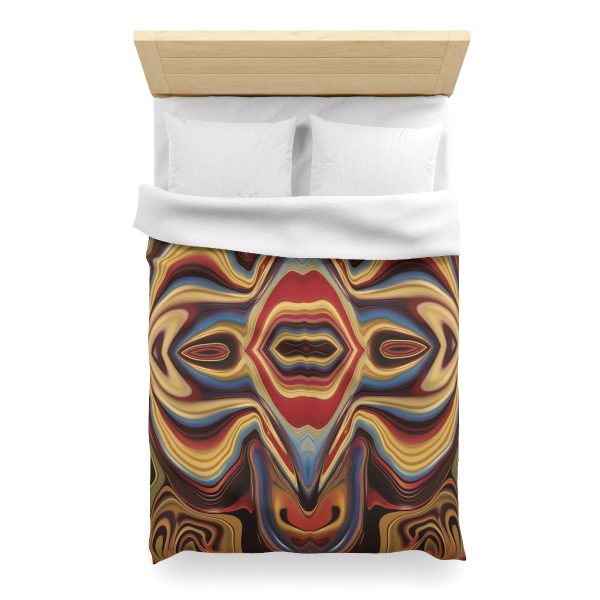 Lipnotic Kaleidoscope Background 03 - Microfiber Duvet Cover - Image 14