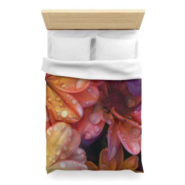 Bright Fantasy Floral 04 - Microfiber Duvet Cover - Image 14