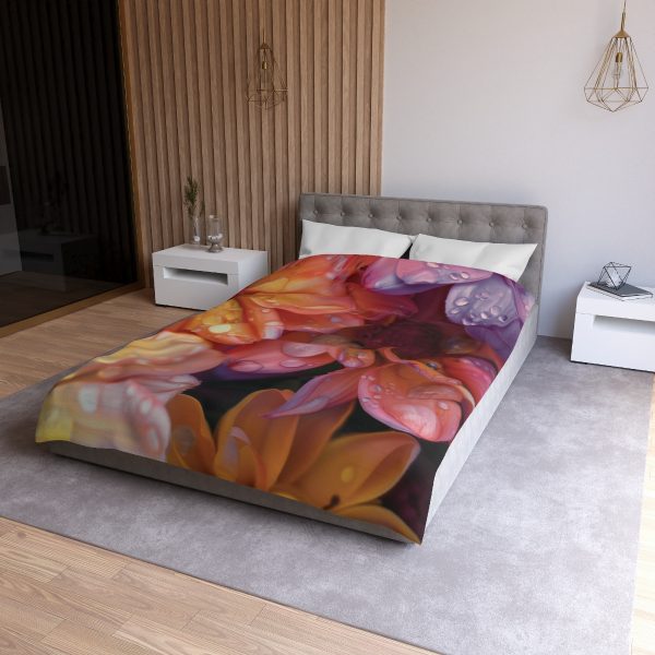 Bright Fantasy Floral 04 - Microfiber Duvet Cover - Image 15