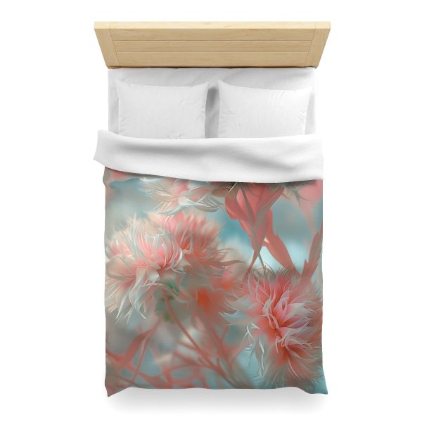 Floral Nebula 01 - Microfiber Duvet Cover - Image 14