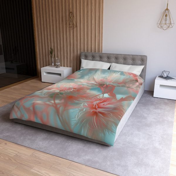 Floral Nebula 01 - Microfiber Duvet Cover - Image 15