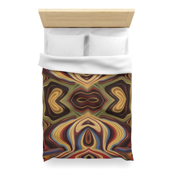 Lipnotic Kaleidoscope Background 04 - Microfiber Duvet Cover - Image 14