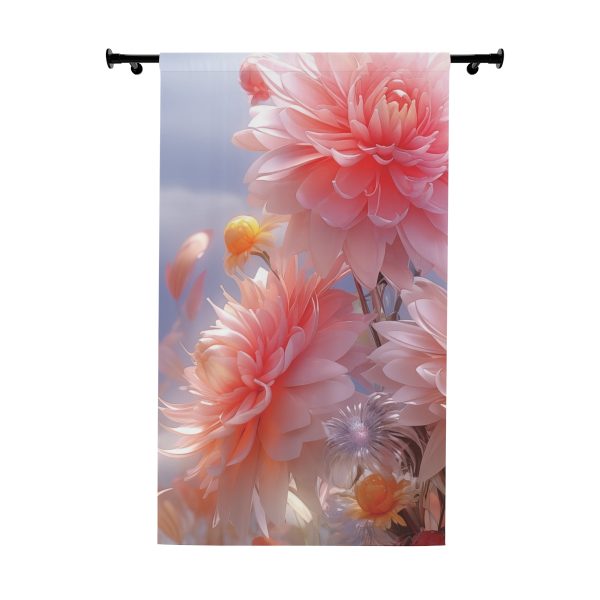 Rise and Shine Bouquet - Left Side Blackout Window Curtains (1 Piece)