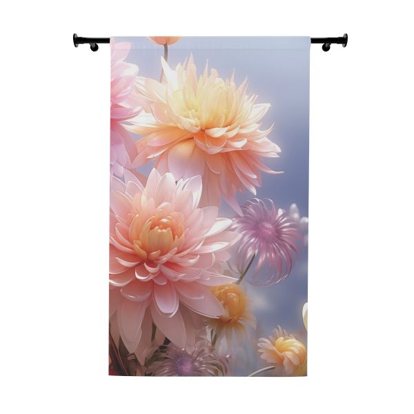 Rise and Shine Bouquet - Right Side Blackout Window Curtains (1 Piece)