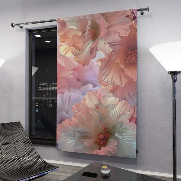 Floral Nebula 02 - Left Side Blackout Window Curtains (1 Piece) - Image 3