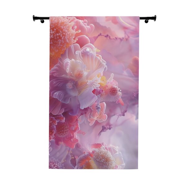 Floral Nebula 05 - Right Side Blackout Window Curtains (1 Piece)