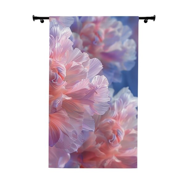 Floral Nebula 07 - Right Side Blackout Window Curtains (1 Piece)