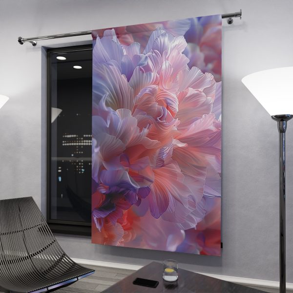 Floral Nebula 07 - Single Panel Blackout Window Curtains (1 Piece) - Image 3