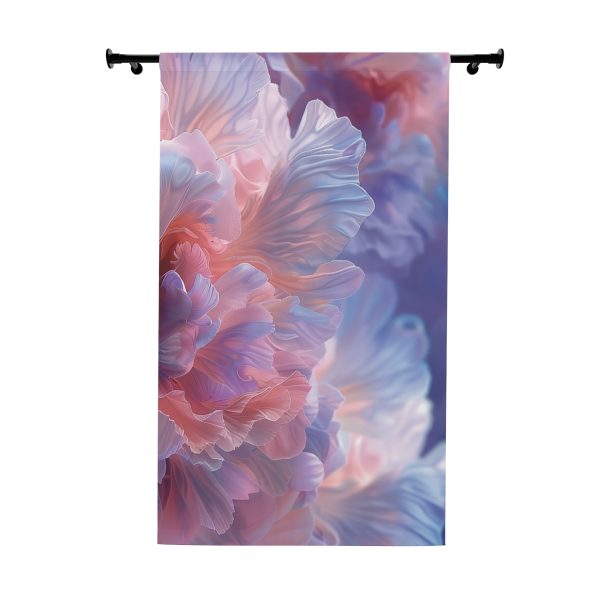 Floral Nebula 08 - Right Side Blackout Window Curtains (1 Piece)