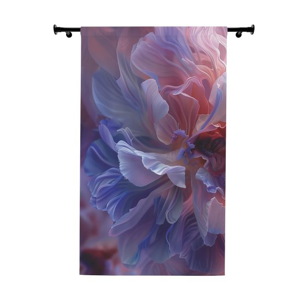 Floral Nebula 08 - Left Side Blackout Window Curtains (1 Piece)