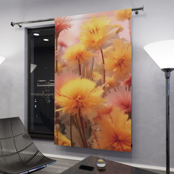 Fuzzy Dandelion Fantasy - Single Panel Blackout Window Curtains (1 Piece) - Image 3