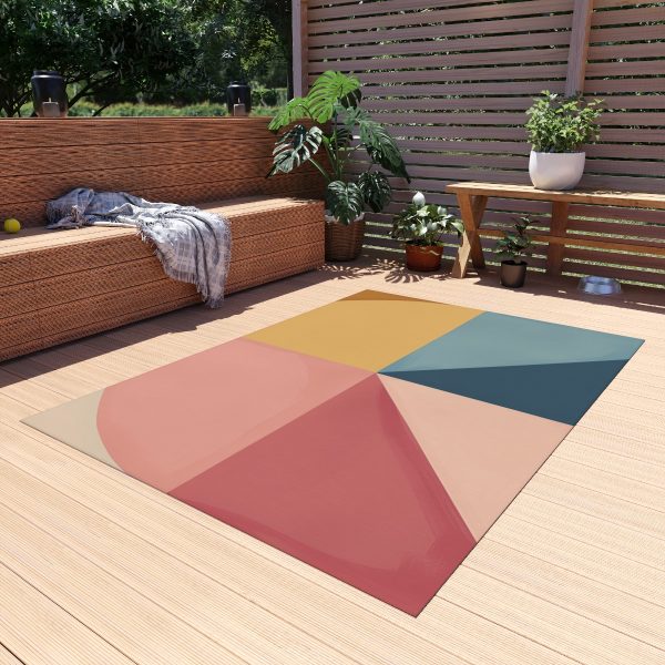 Soft Geometric Pyramid 02 - Outdoor Rug - Image 19