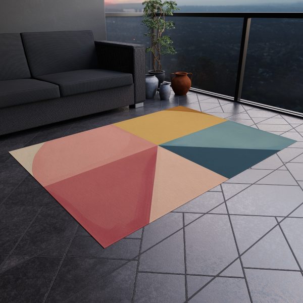 Soft Geometric Pyramid 02 - Outdoor Rug - Image 20