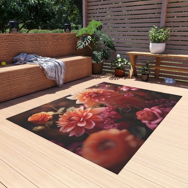 Bright Fantasy Floral 02 - Outdoor Rug - Image 19