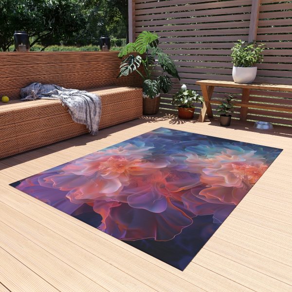 Floral Nebula 09 - Outdoor Rug - Image 19