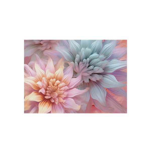 Pastel Fantasy Baroque Floral 03 - Outdoor Rug - Image 13