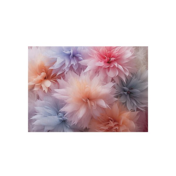 Pastel Palette Fantasy Feather Puffs - Outdoor Rug - Image 17