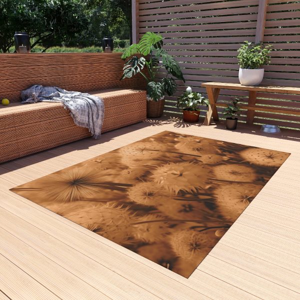 Dandelion Dream in Sunkissed Peach - Outdoor Rug - Image 19