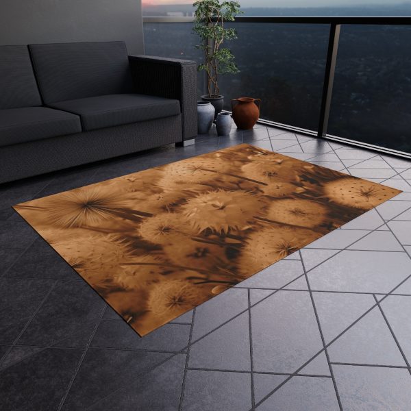 Dandelion Dream in Sunkissed Peach - Outdoor Rug - Image 20