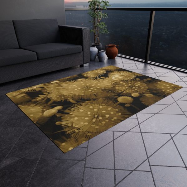 Fine and Dandy Motif in Sauterne Tone - Outdoor Rug - Image 20