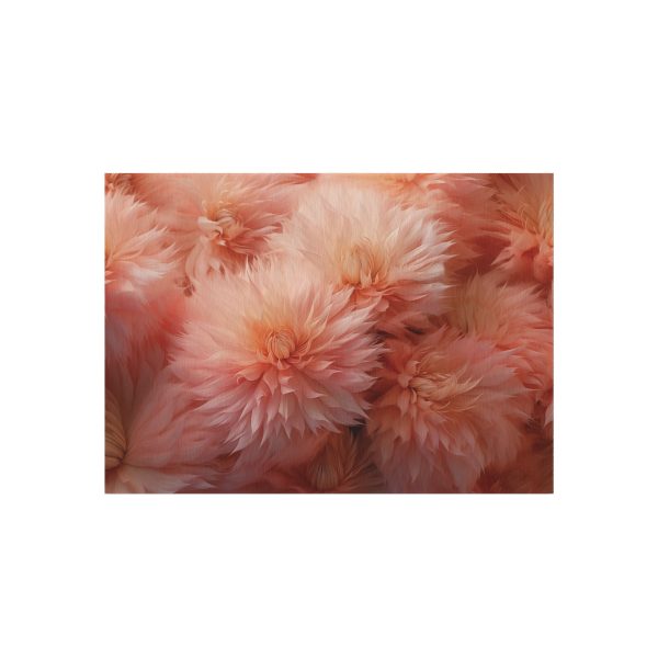 Lovely Fuzzy Buds in Peach 02 - Outdoor Rug - Image 17