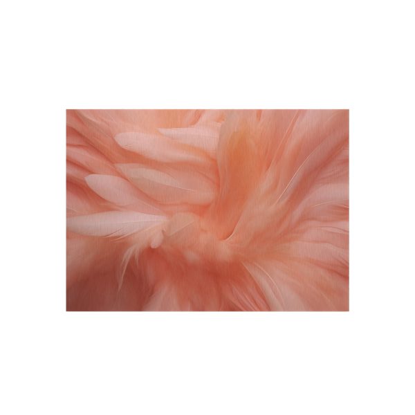 Lovely Fuzzy Feathers in Peach 01 - Outdoor Rug - Image 17