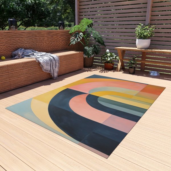 Soft Geometric Archways - Outdoor Rug - Image 15