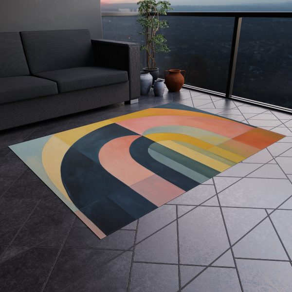 Soft Geometric Archways - Outdoor Rug - Image 16