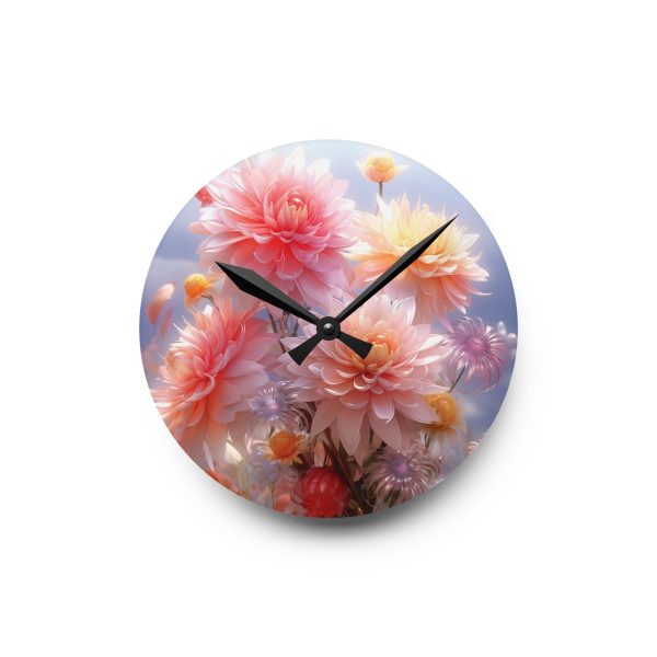 Rise and Shine Bouquet - Acrylic Wall Clock - Image 7