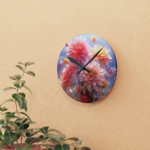 Rise and Shine Bouquet - Acrylic Wall Clock - Image 9