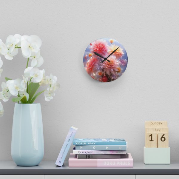 Rise and Shine Bouquet - Acrylic Wall Clock - Image 12