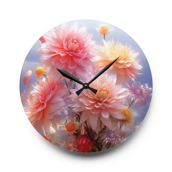 Rise and Shine Bouquet - Acrylic Wall Clock - Image 13